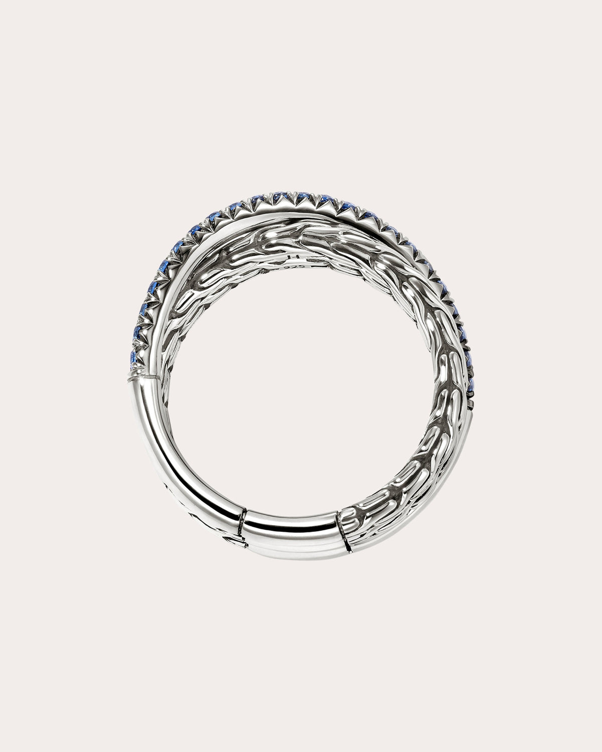 Sapphire JH Essential Pavé Crossover Ring