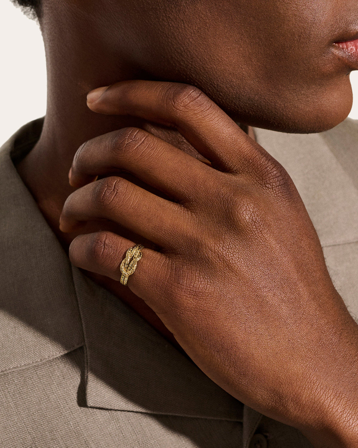 14k Gold Love Knot Ring