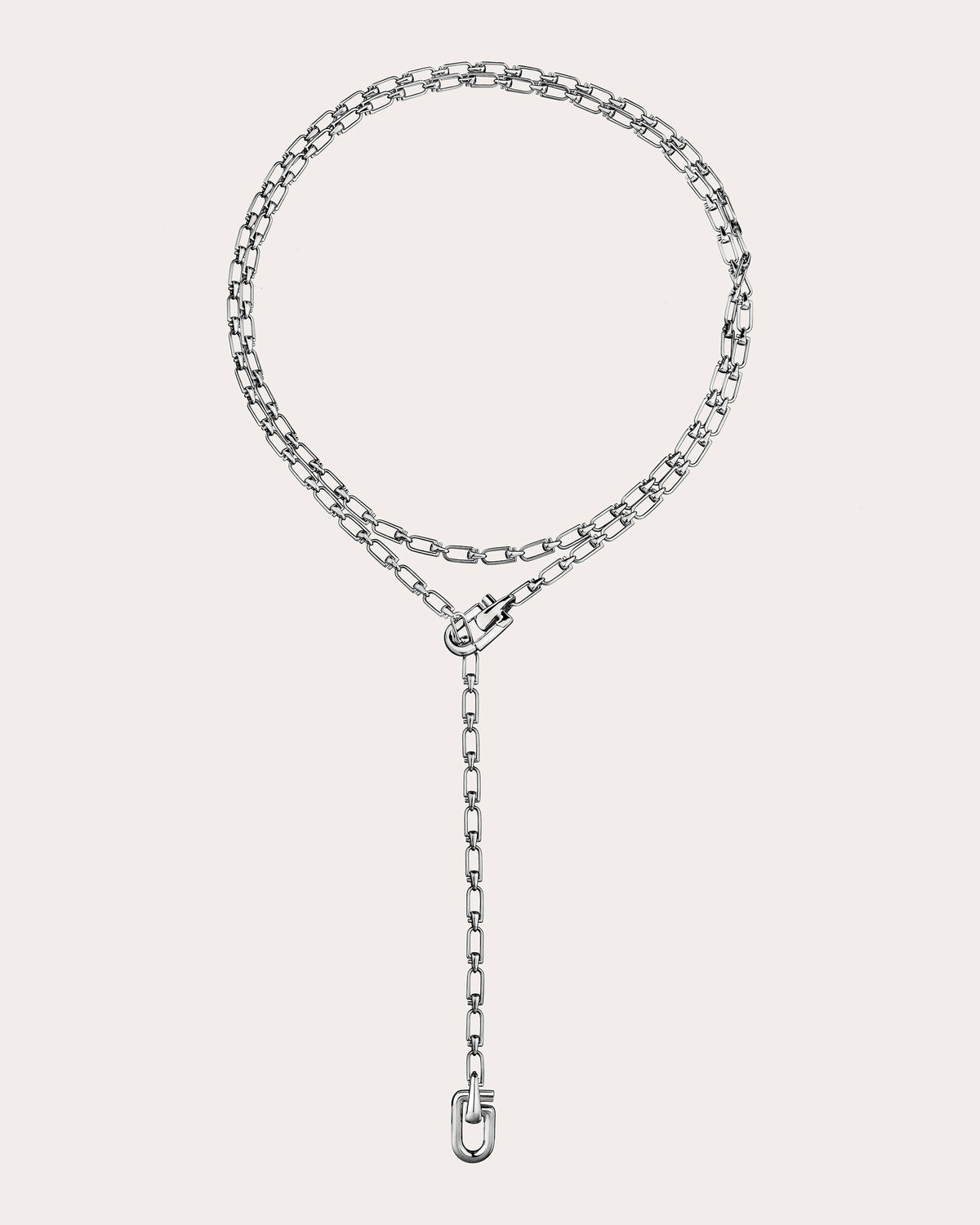 Reine Rosary Clasp Necklace
