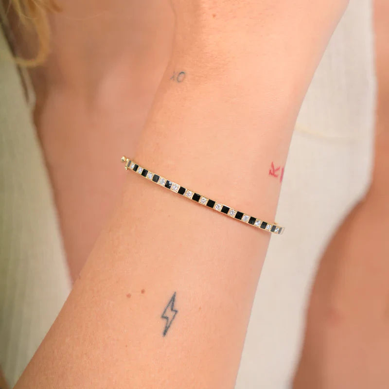 Diamond & 18k Gold Illusion Bracelet