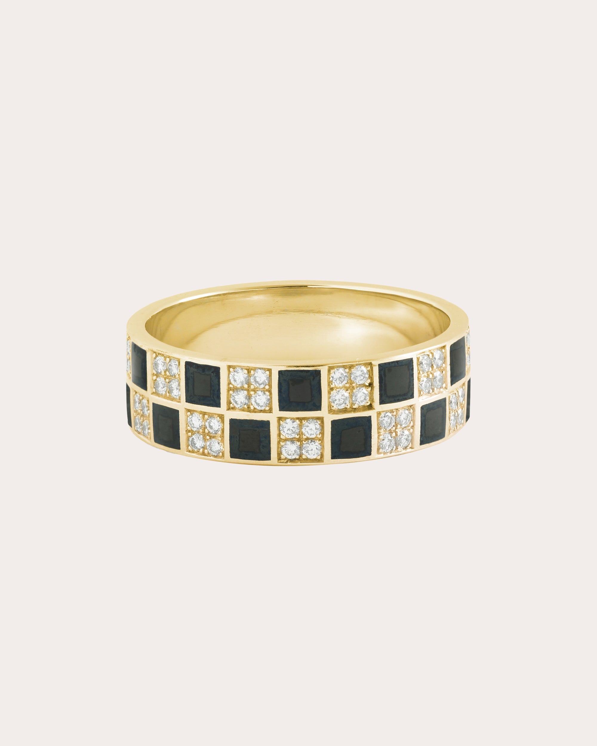 Diamond & 18k Gold Illusion Band Ring
