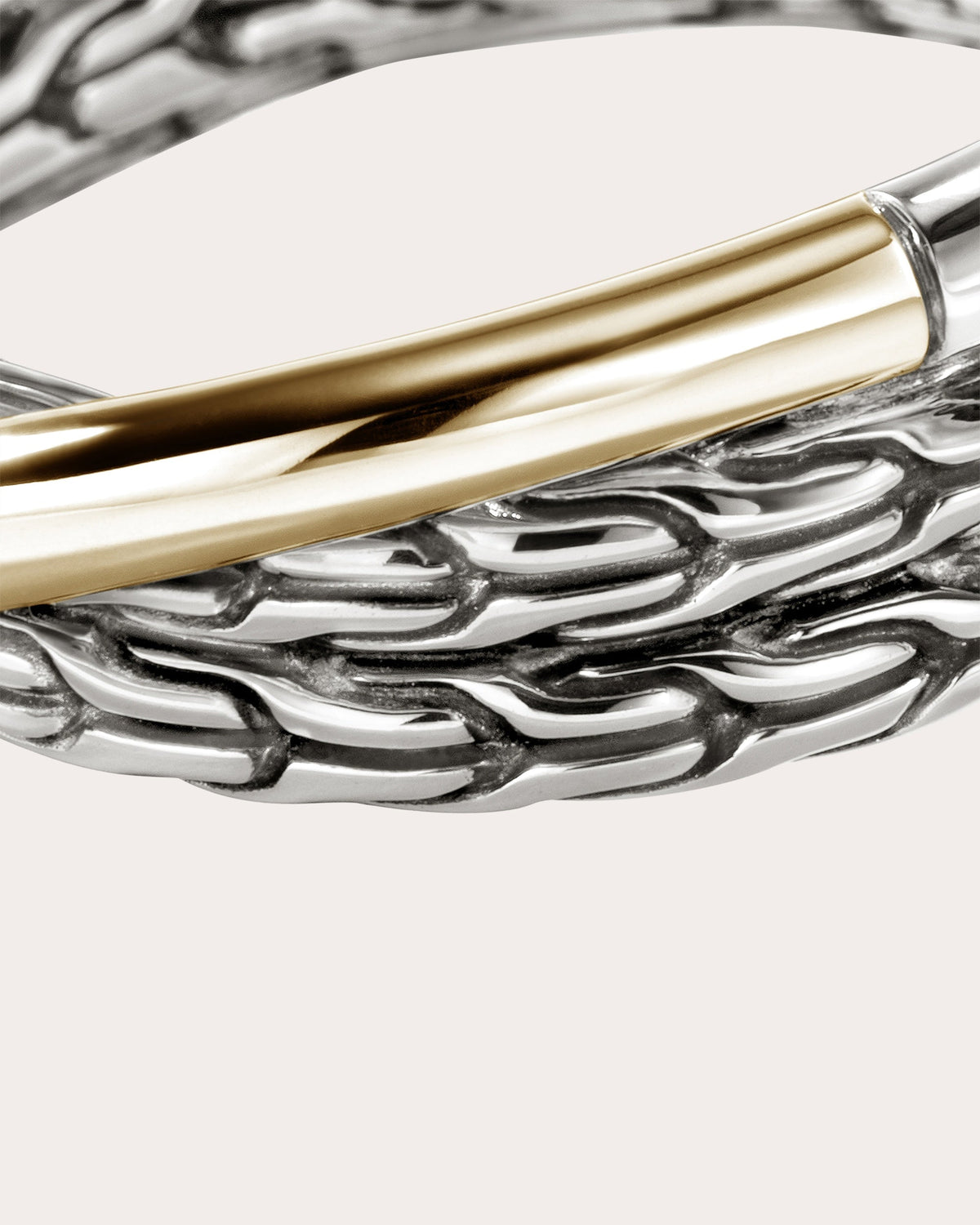 Two-Tone JH Essential Crossover Ring