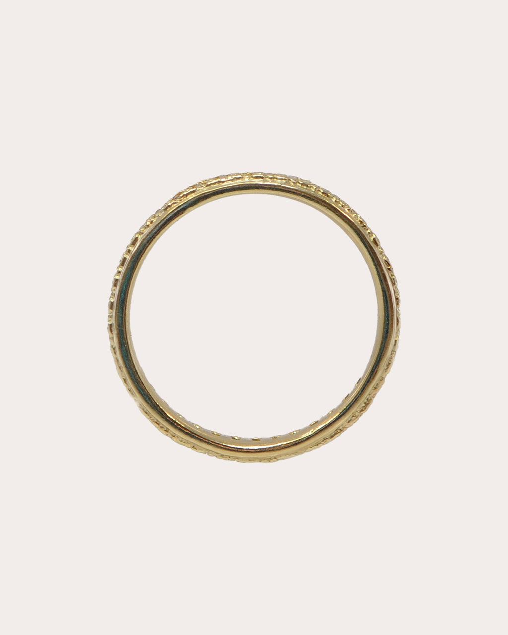White Sapphire & 18k Gold Sueno Band Ring