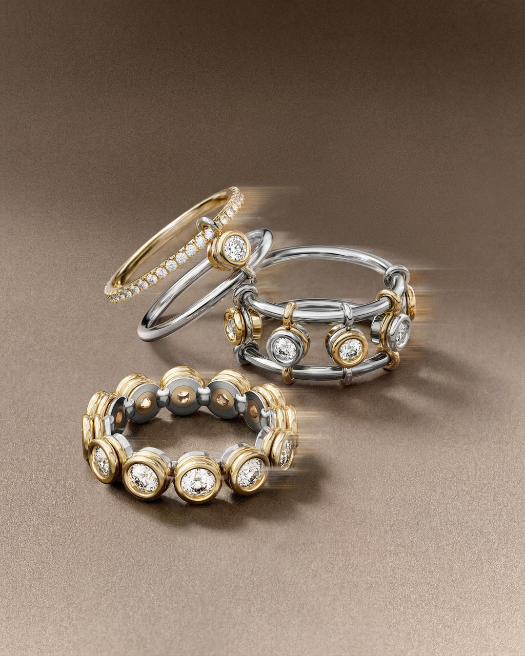 Diamond Bezel Éterne Ring