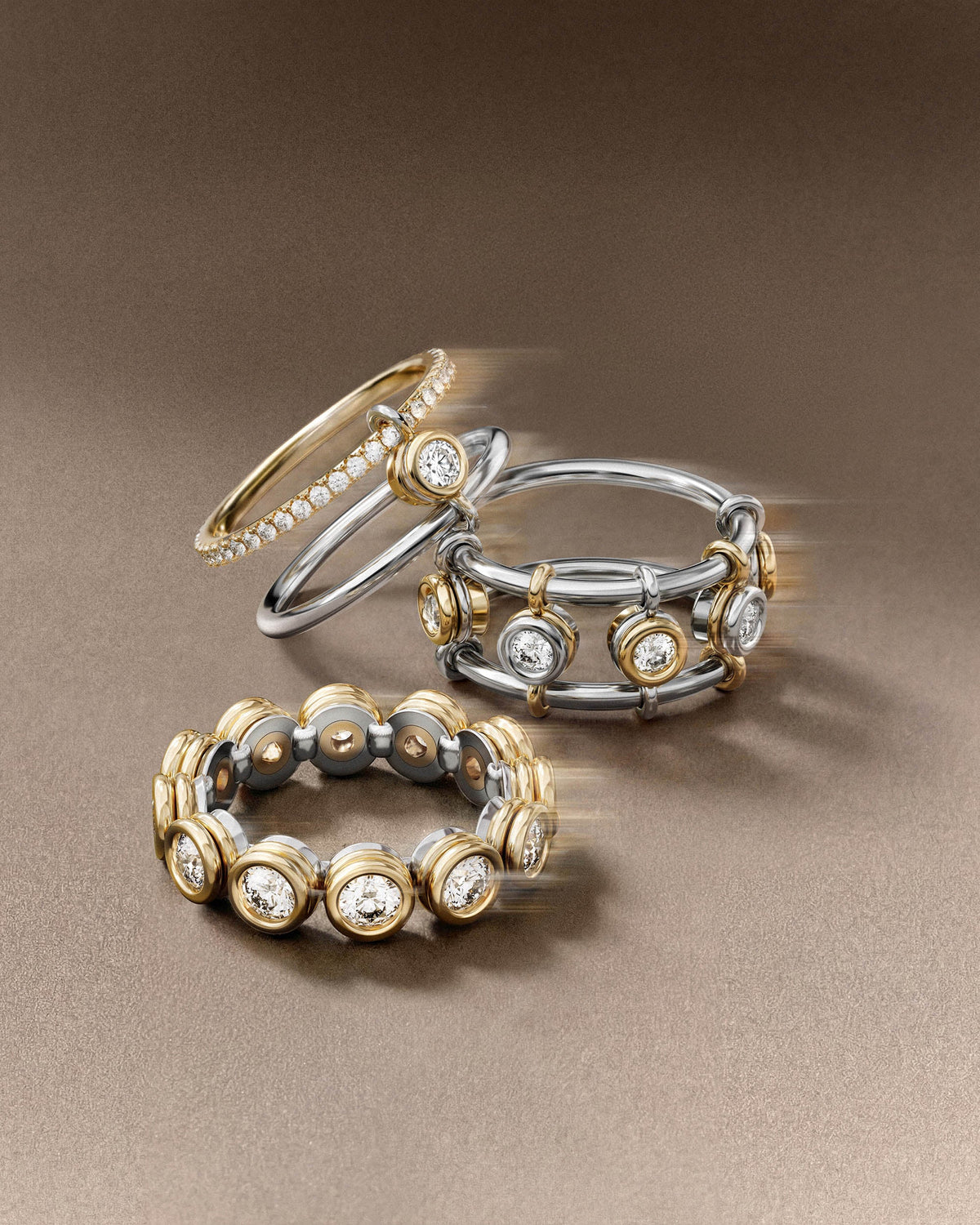 Diamond Bezel Éterne Ring