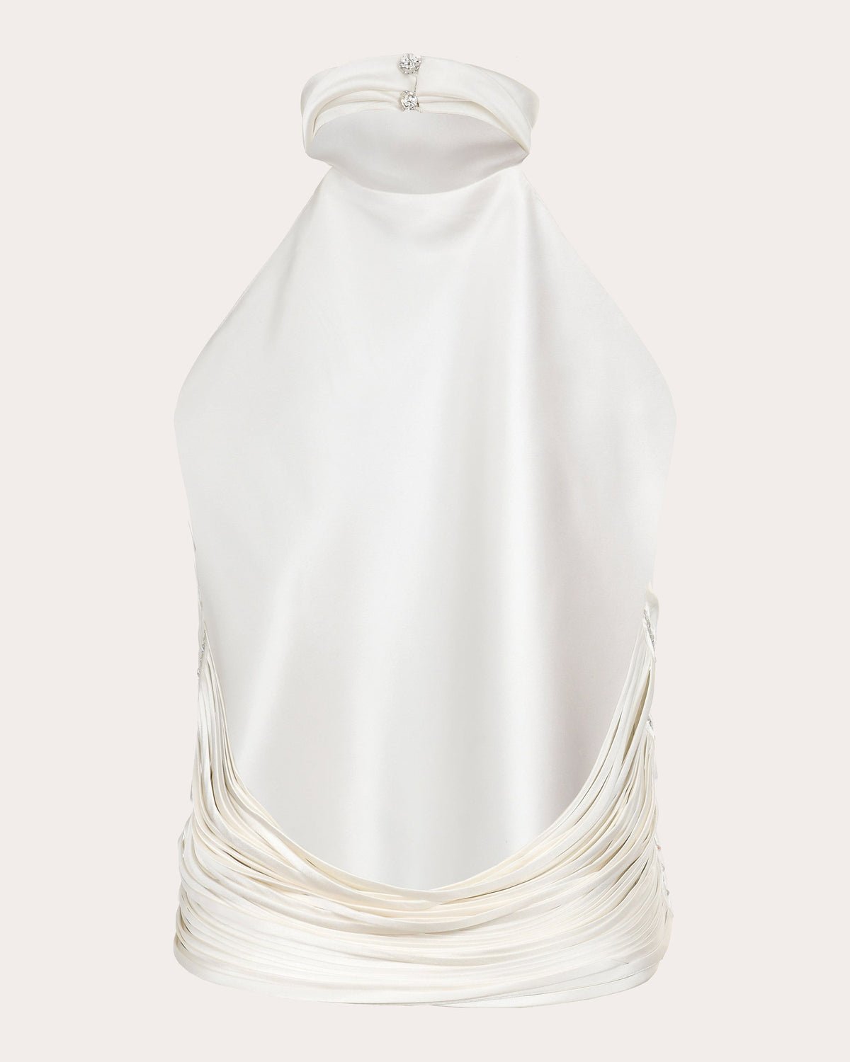 Rita Silk Pata de Cabra Halter Top