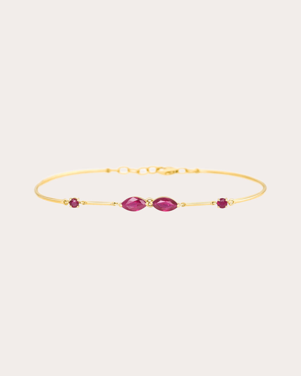 Ruby & 18k Gold Duo Bracelet