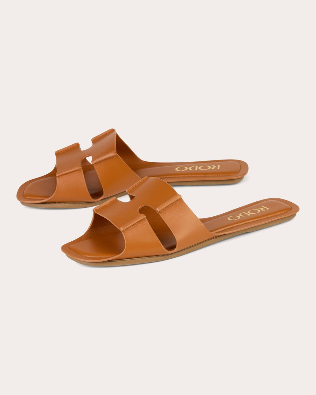Sellier Laser-Cut Leather Sandal