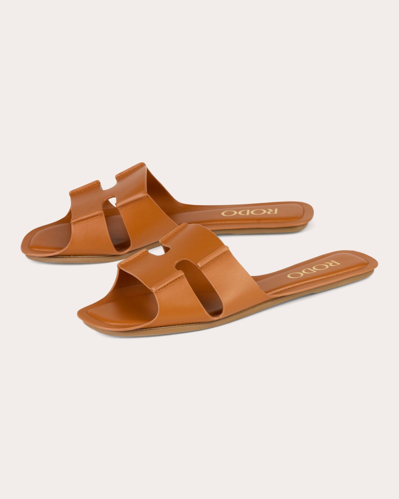 Sellier Laser-Cut Leather Sandal
