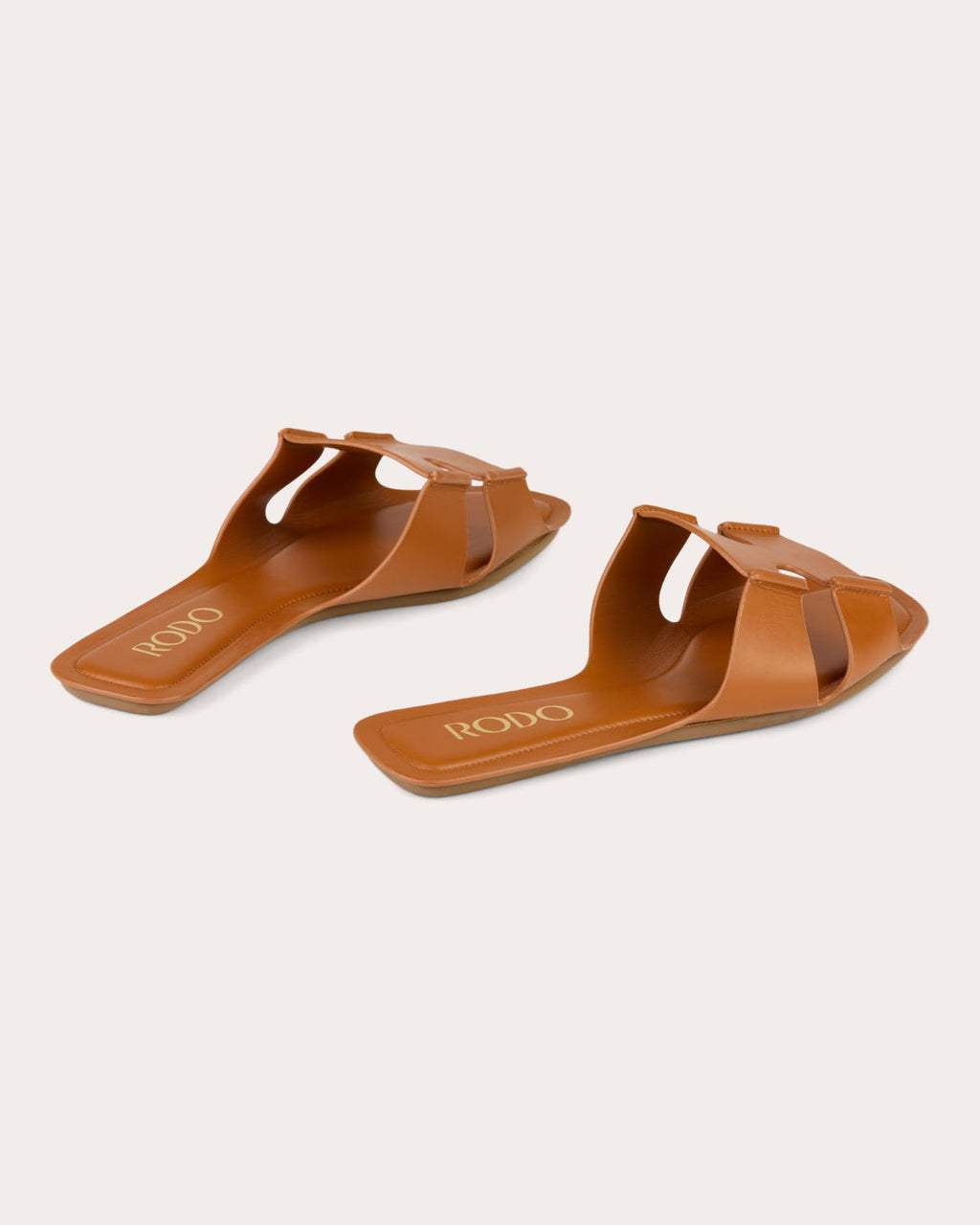 Sellier Laser-Cut Leather Sandal