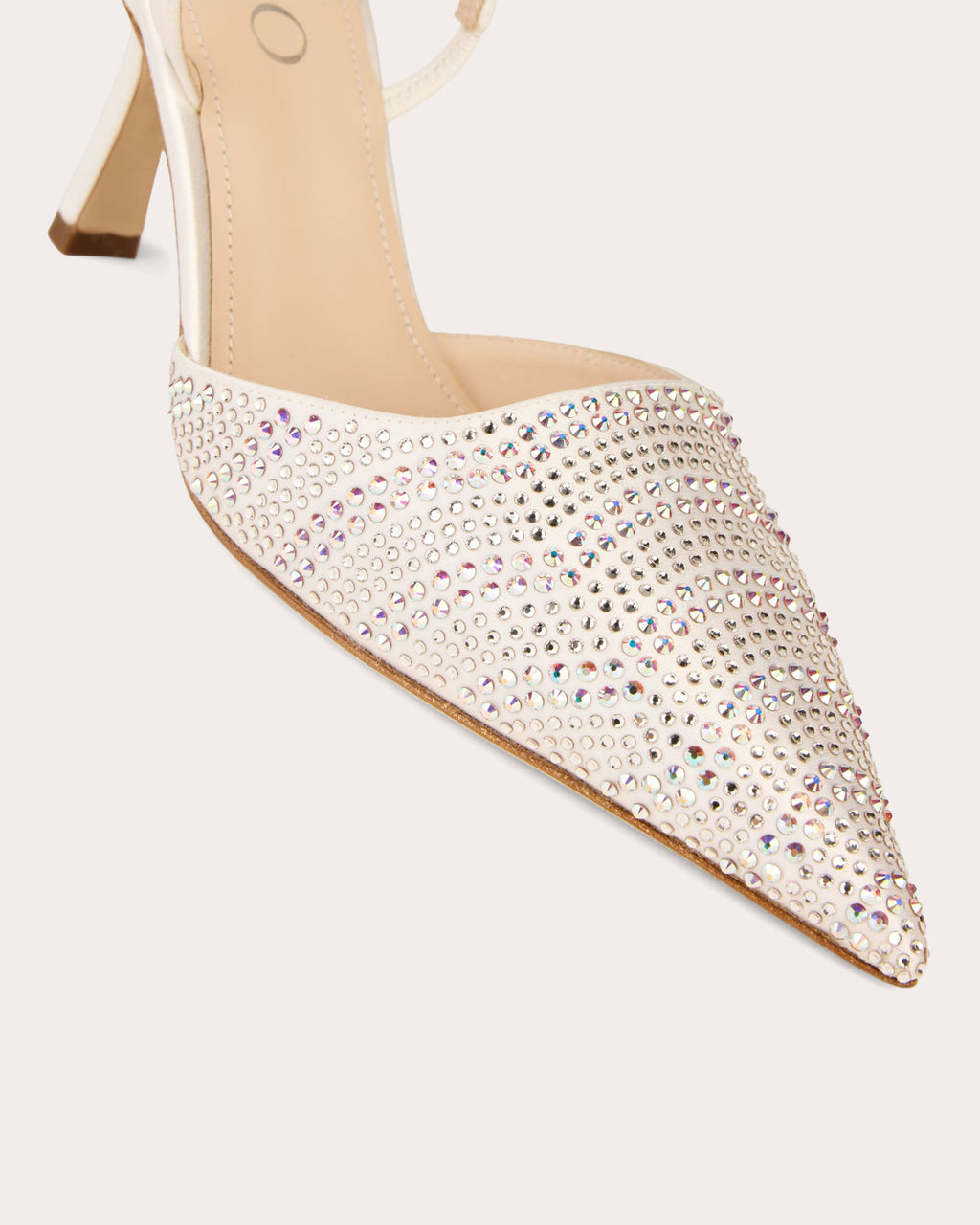 Assia 80 Embellished Satin Slingback