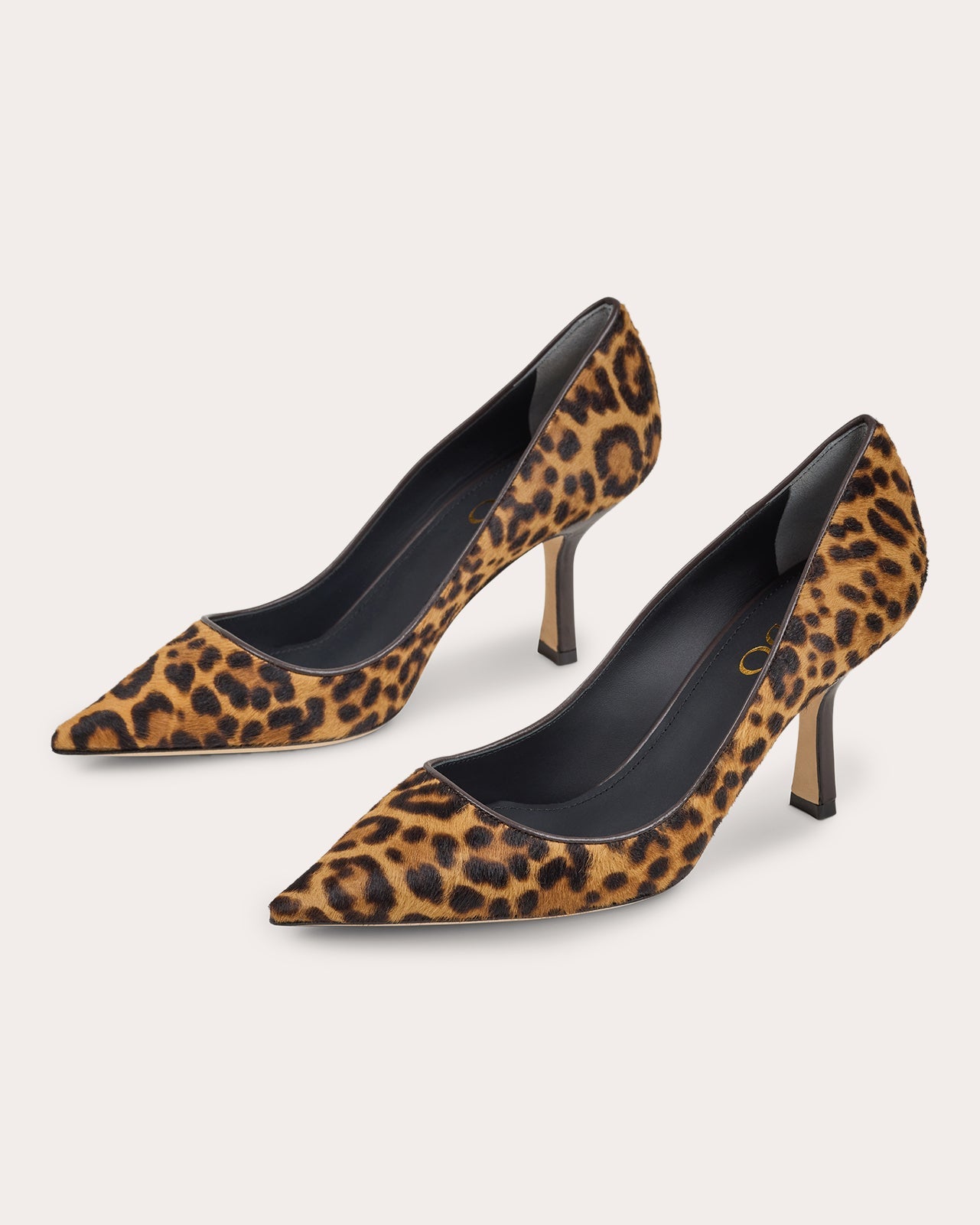 Madeleine 80 Leopard Calf Hair Pump