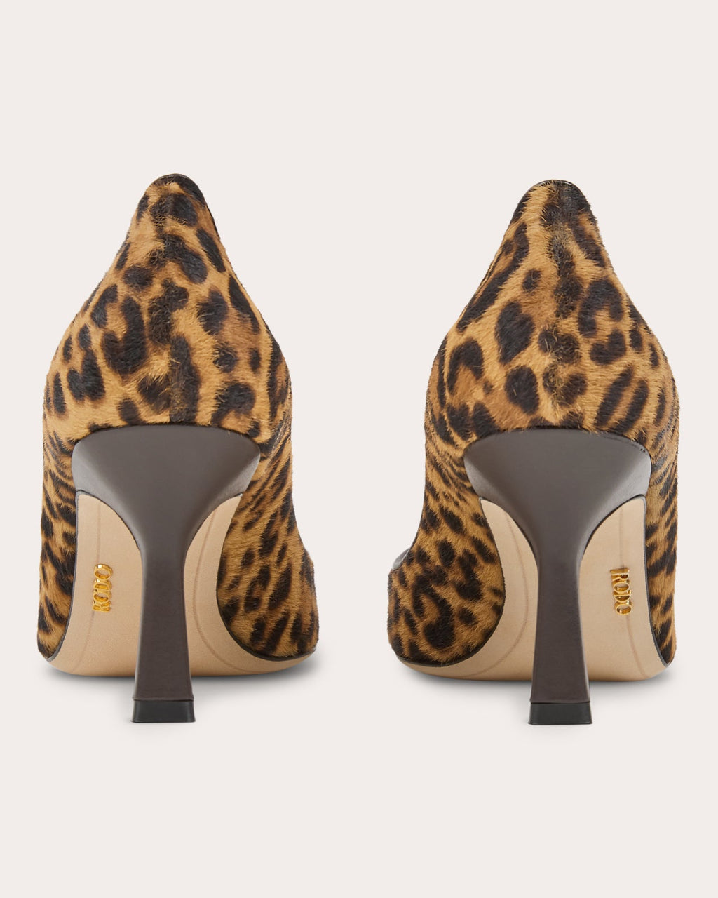 Madeleine 80 Leopard Calf Hair Pump