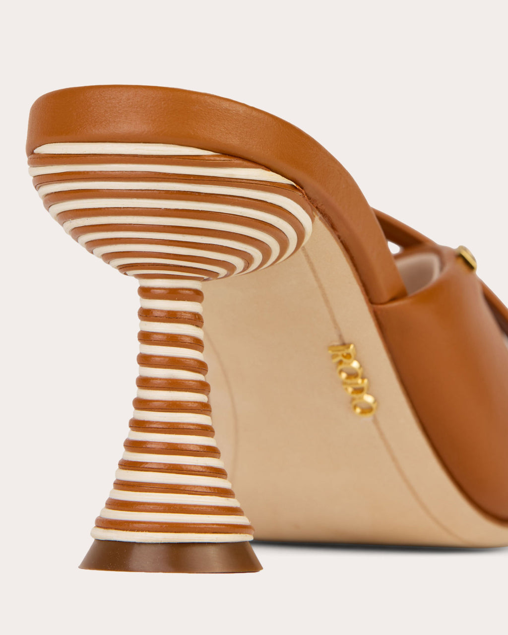 Mabella 80 Leather Asymmetric Sandal