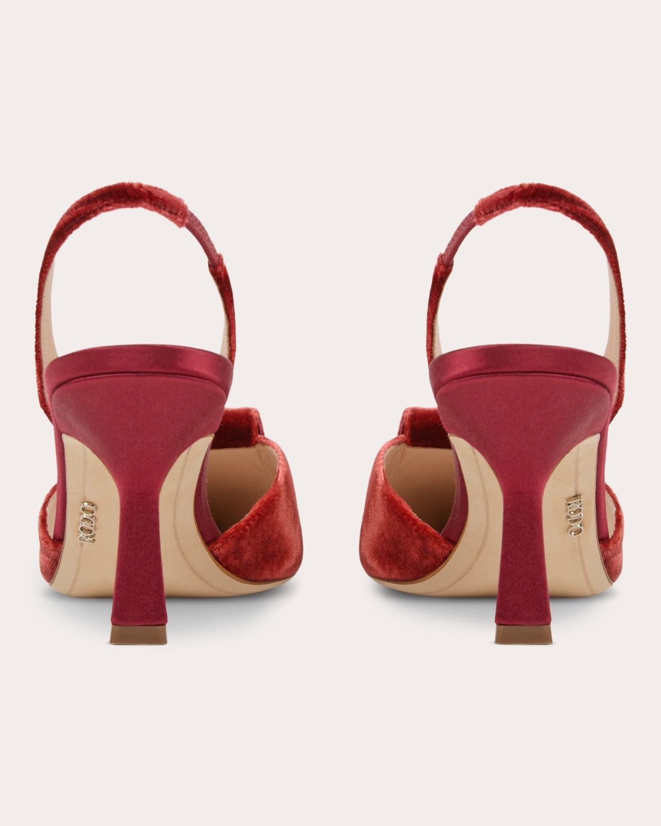 Dafne 80 Crystal Velvet Slingback