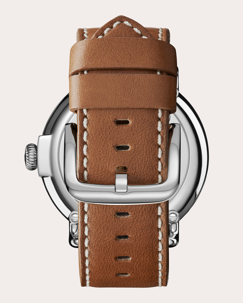 Men's Runwell 47mm Leather-Strap Watch