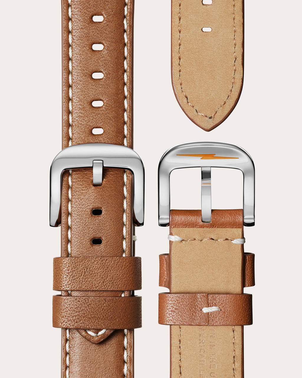 Men's Runwell 41mm Sub-Second Leather-Strap Watch
