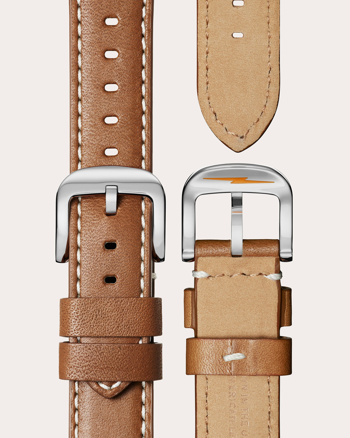 Men's Runwell 41mm Leather-Strap Watch