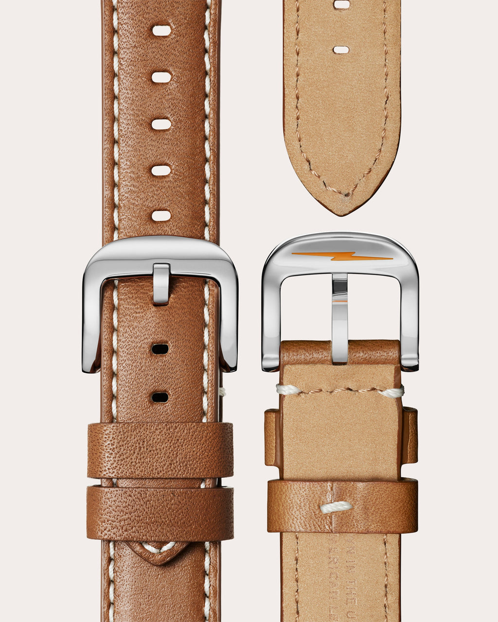 Men's Runwell 41mm Sub-Second Leather-Strap Watch