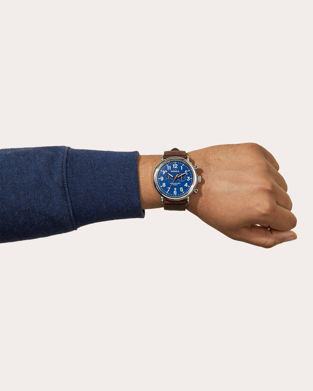 Men's Runwell 47mm Chronograph Watch