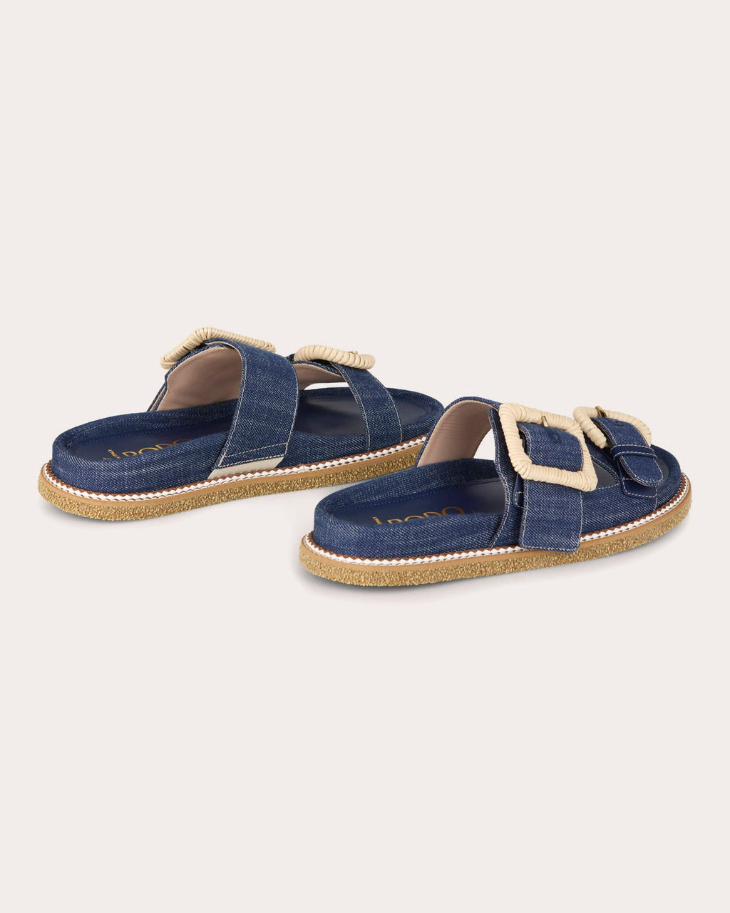 Robin Denim Wicker Buckle Sandal