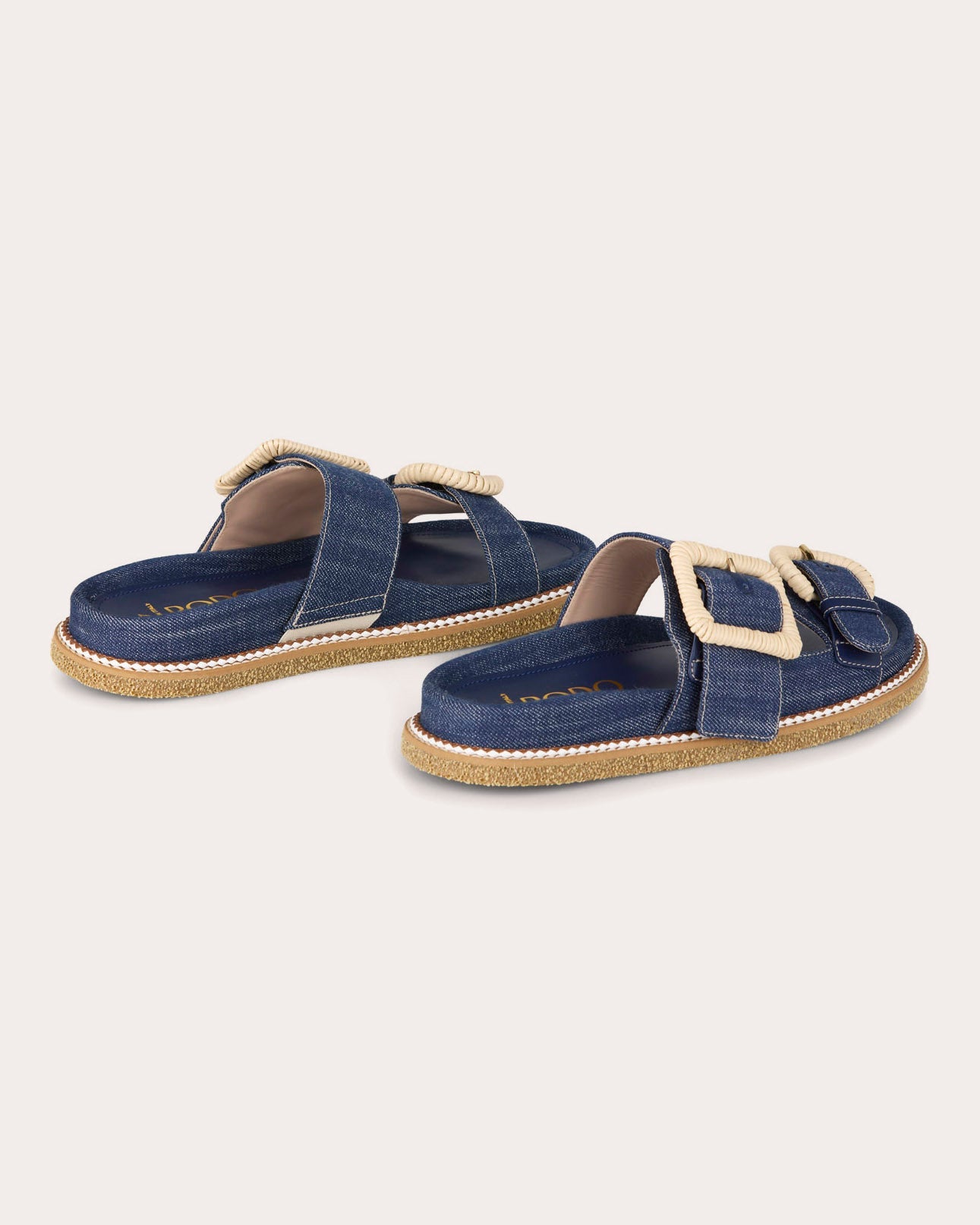Robin Denim Wicker Buckle Sandal