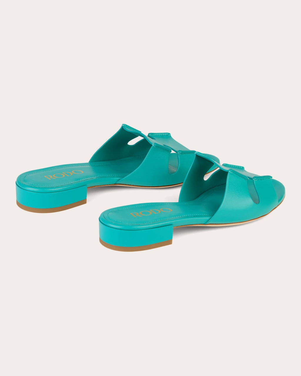 New Sellier Laser-Cut Leather Sandal