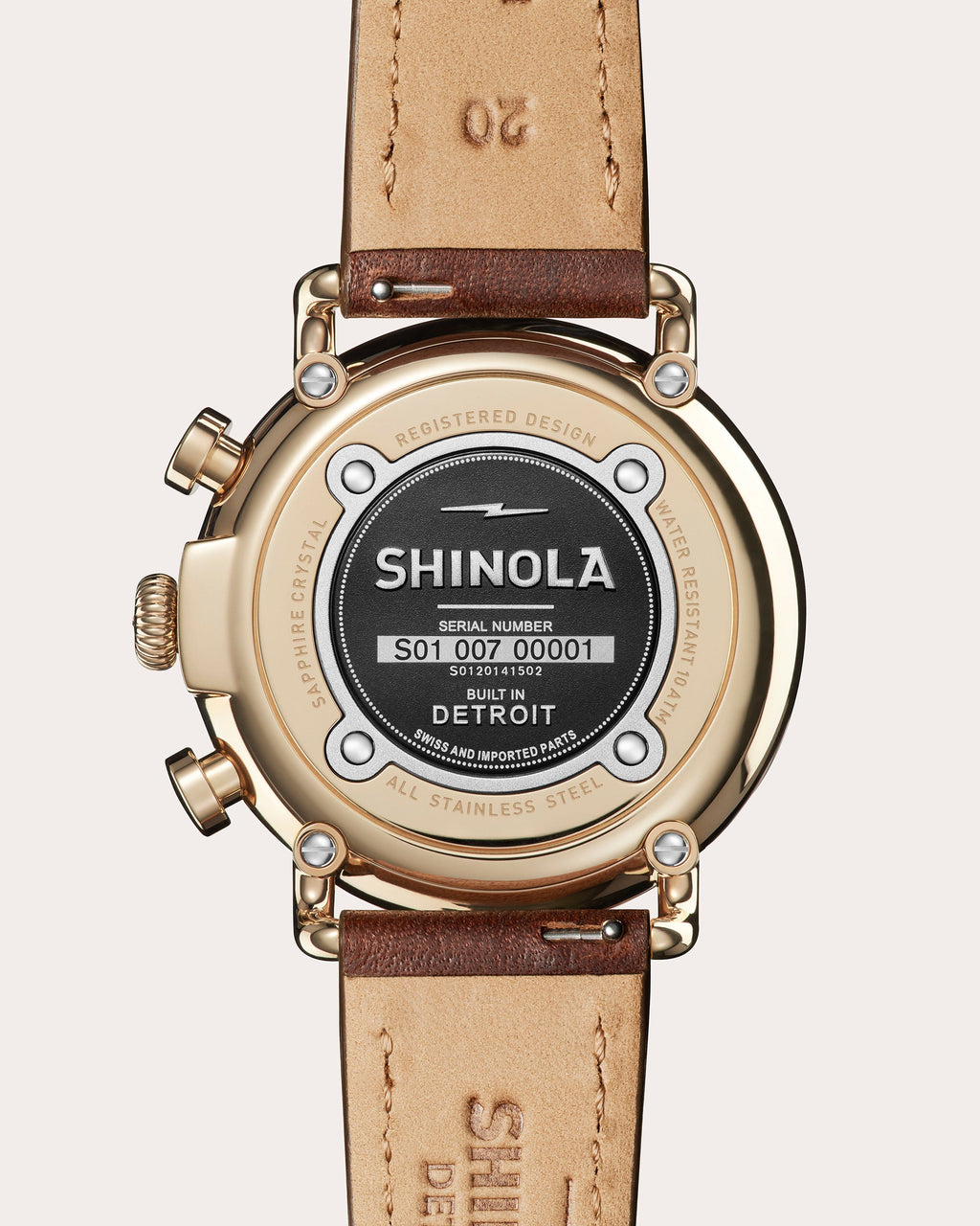 Men's Runwell 41mm Two-Eye Chronograph Watch