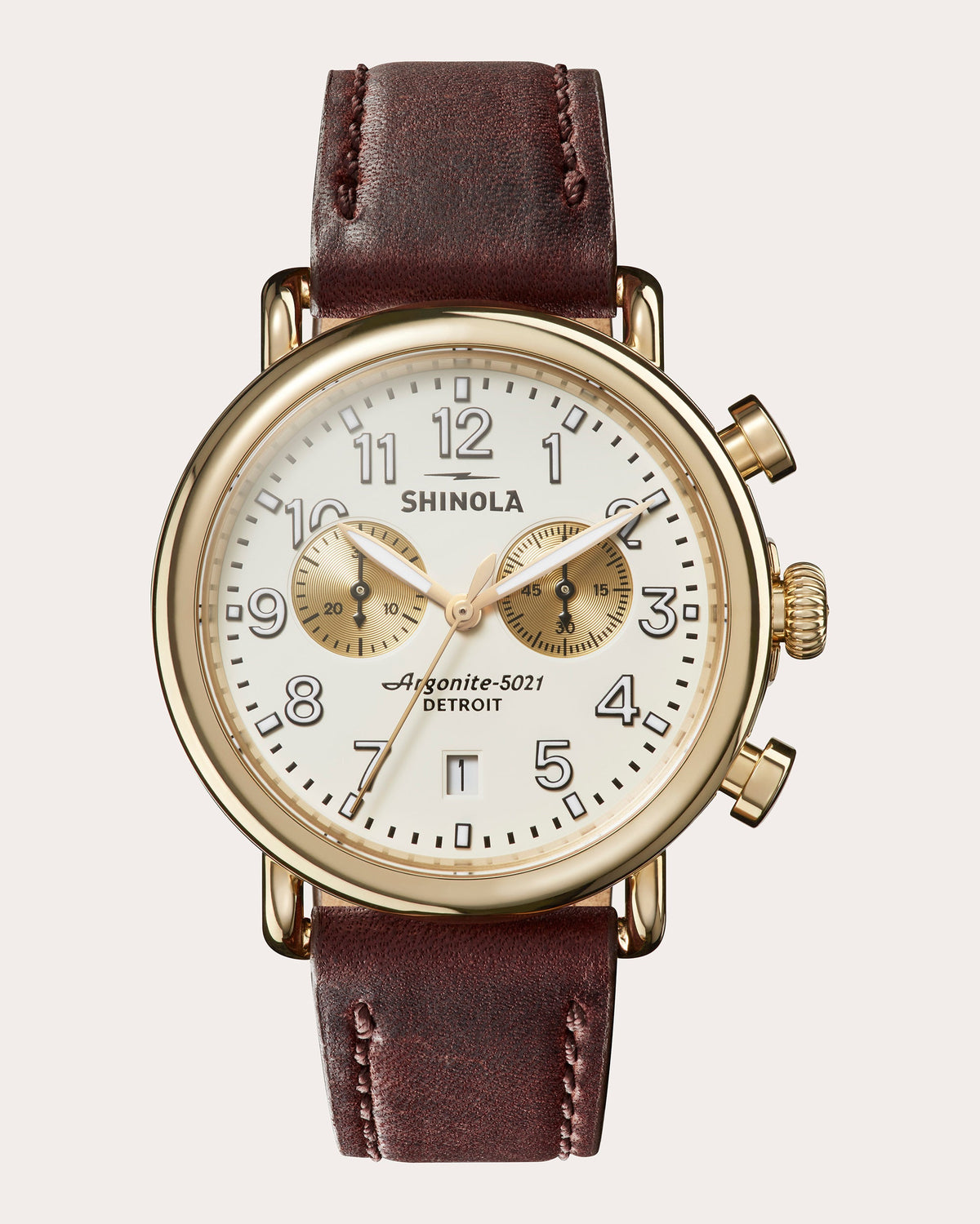Men's Runwell 41mm Two-Eye Chronograph Watch