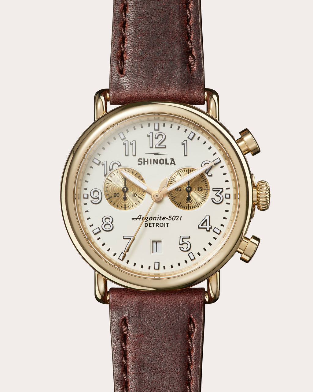 Men's Runwell 41mm Two-Eye Chronograph Watch