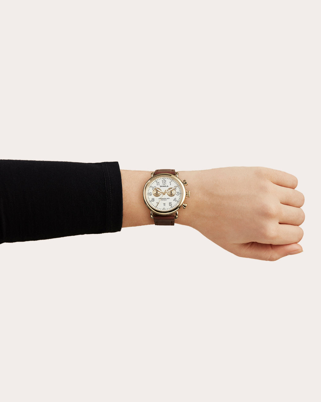 Men's Runwell 41mm Two-Eye Chronograph Watch