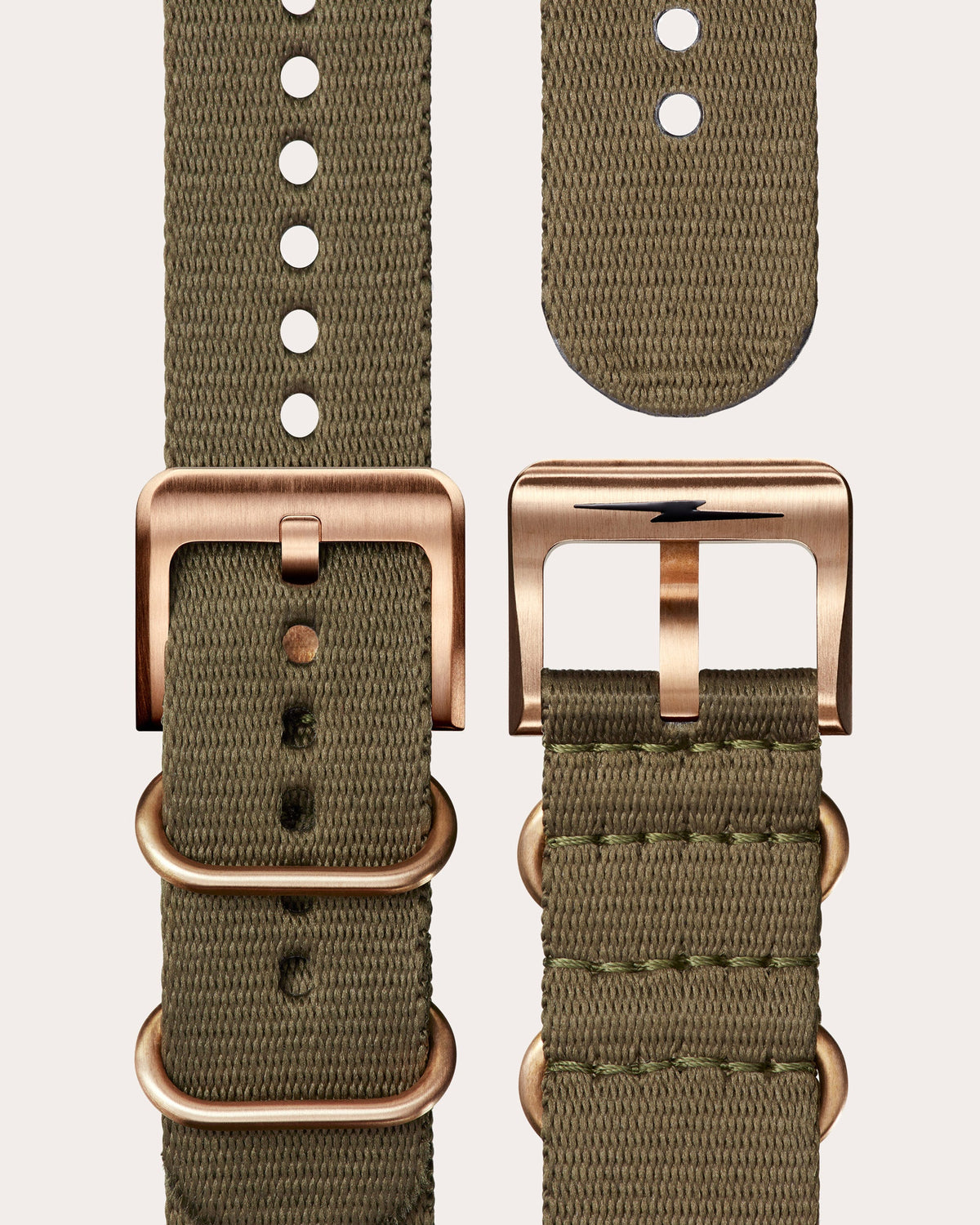 Men's Bronze Monster 43mm Leather-Strap Watch Set