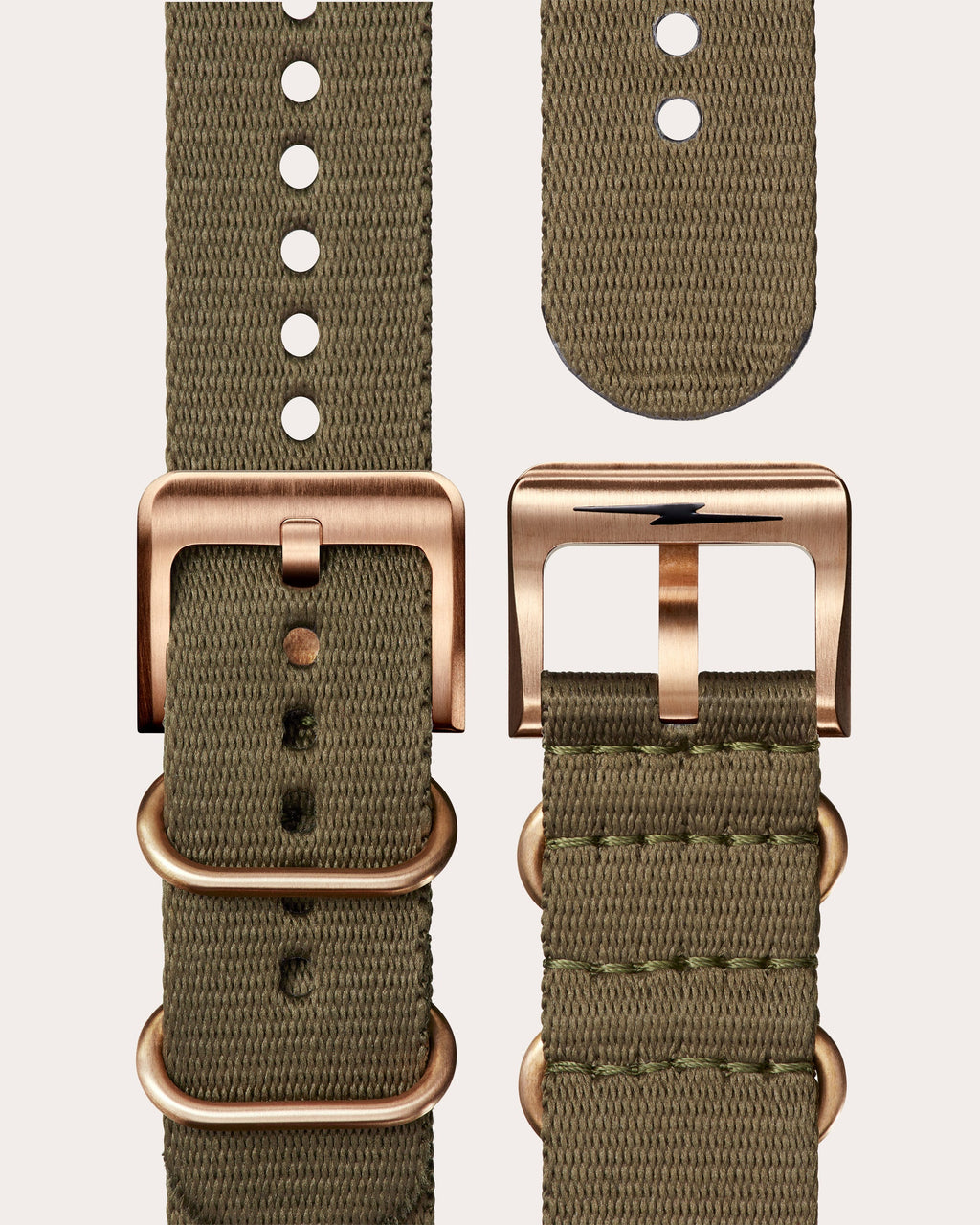 Men's Bronze Monster 43mm Leather-Strap Watch Set