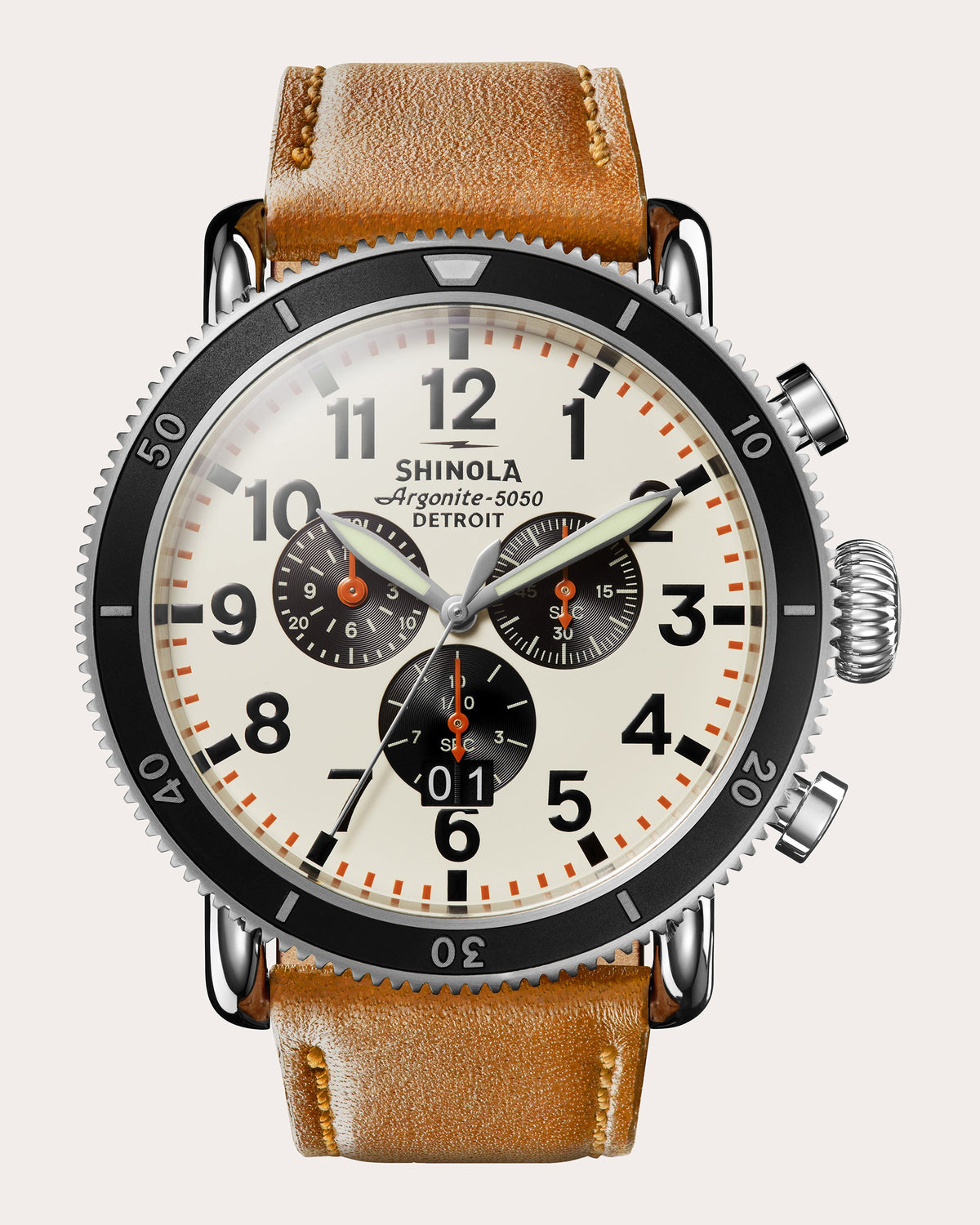 Men's Runwell Sport 48mm Three-Eye Chronograph Watch