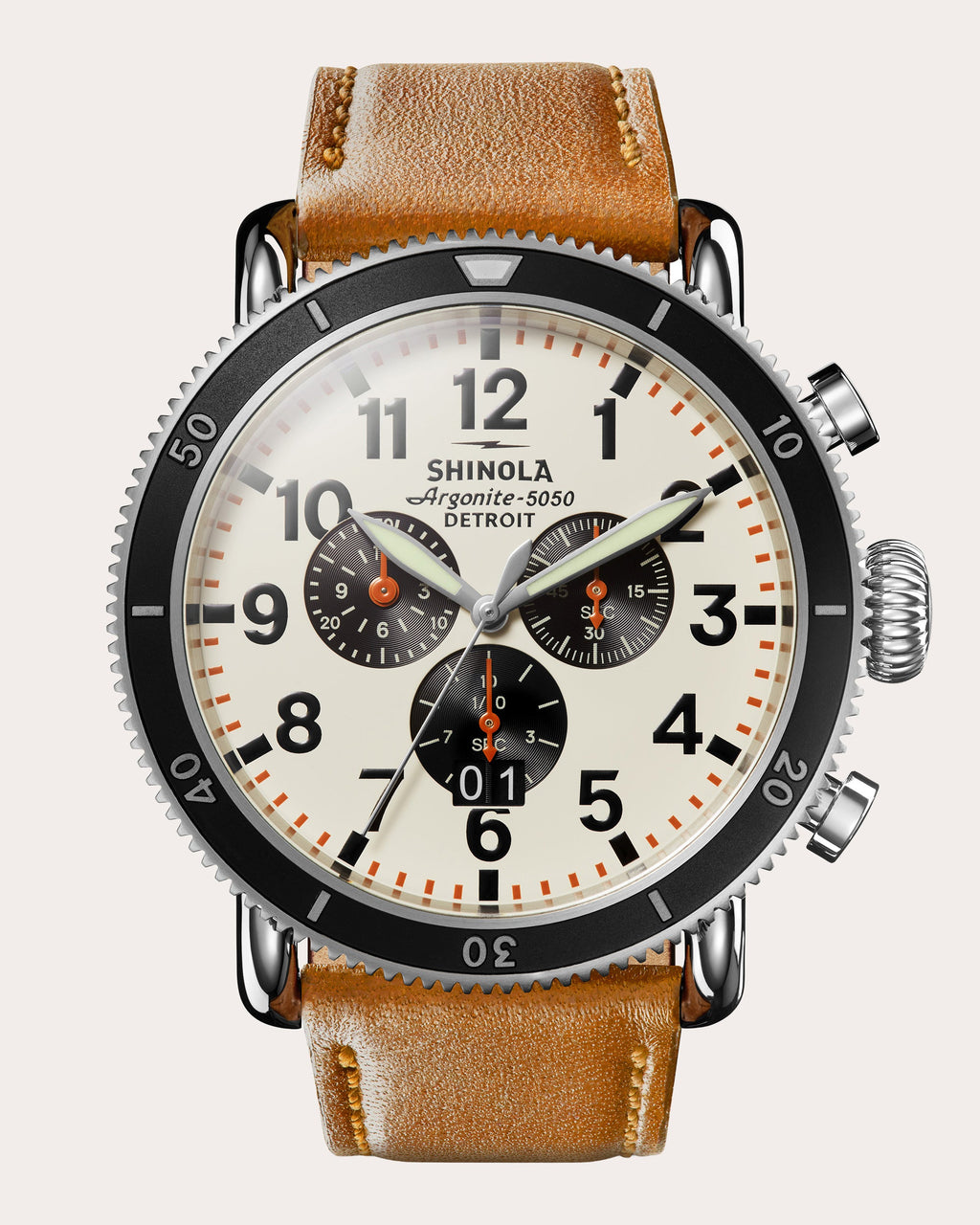 Men's Runwell Sport 48mm Three-Eye Chronograph Watch