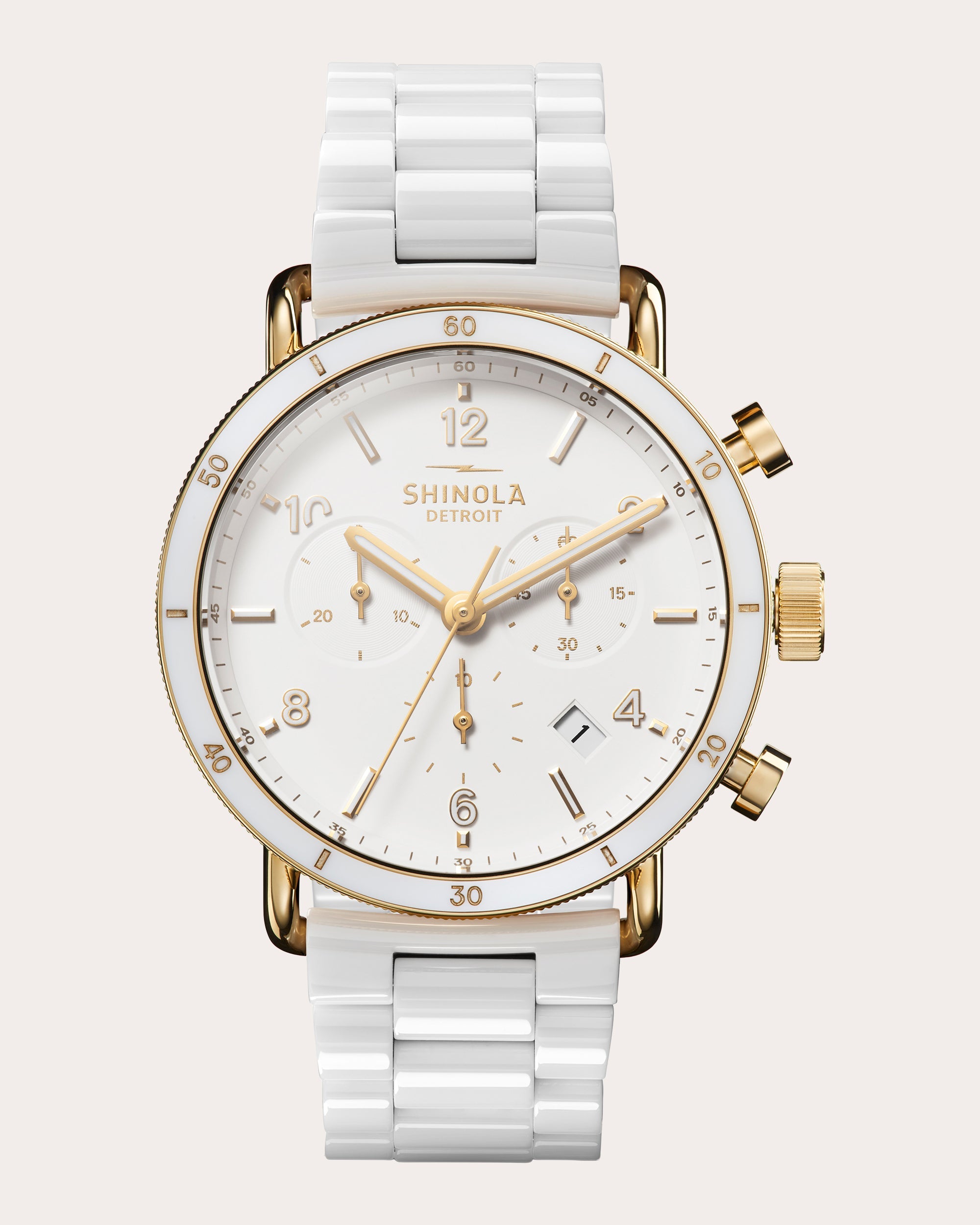 Canfield Sport 40mm Chronograph Bracelet Watch