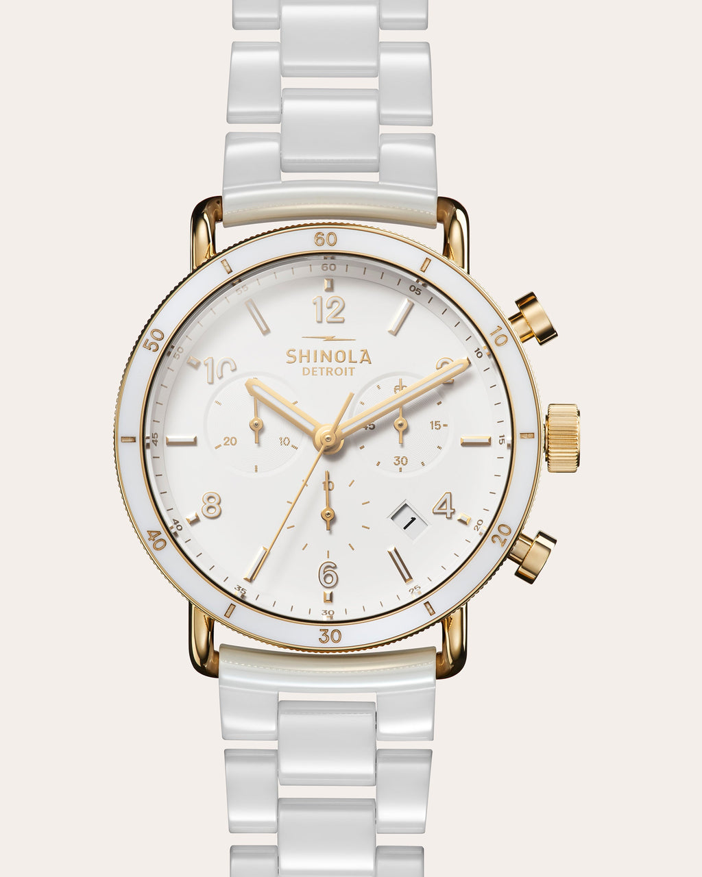 Canfield Sport 40mm Chronograph Bracelet Watch