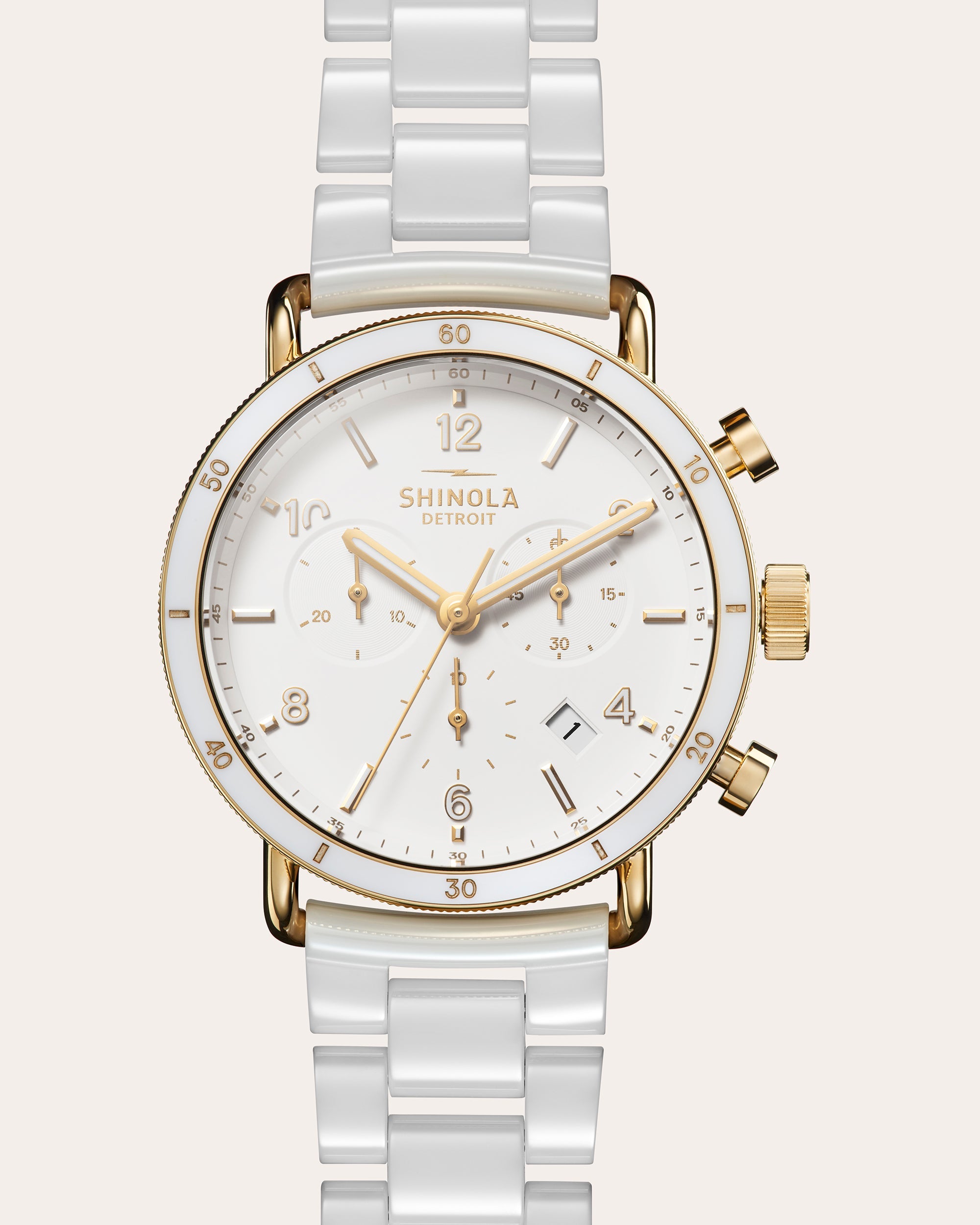 Canfield Sport 40mm Chronograph Bracelet Watch