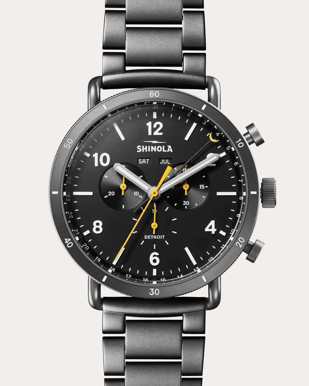 Men's Canfield Sport 45mm Chronograph Bracelet Watch