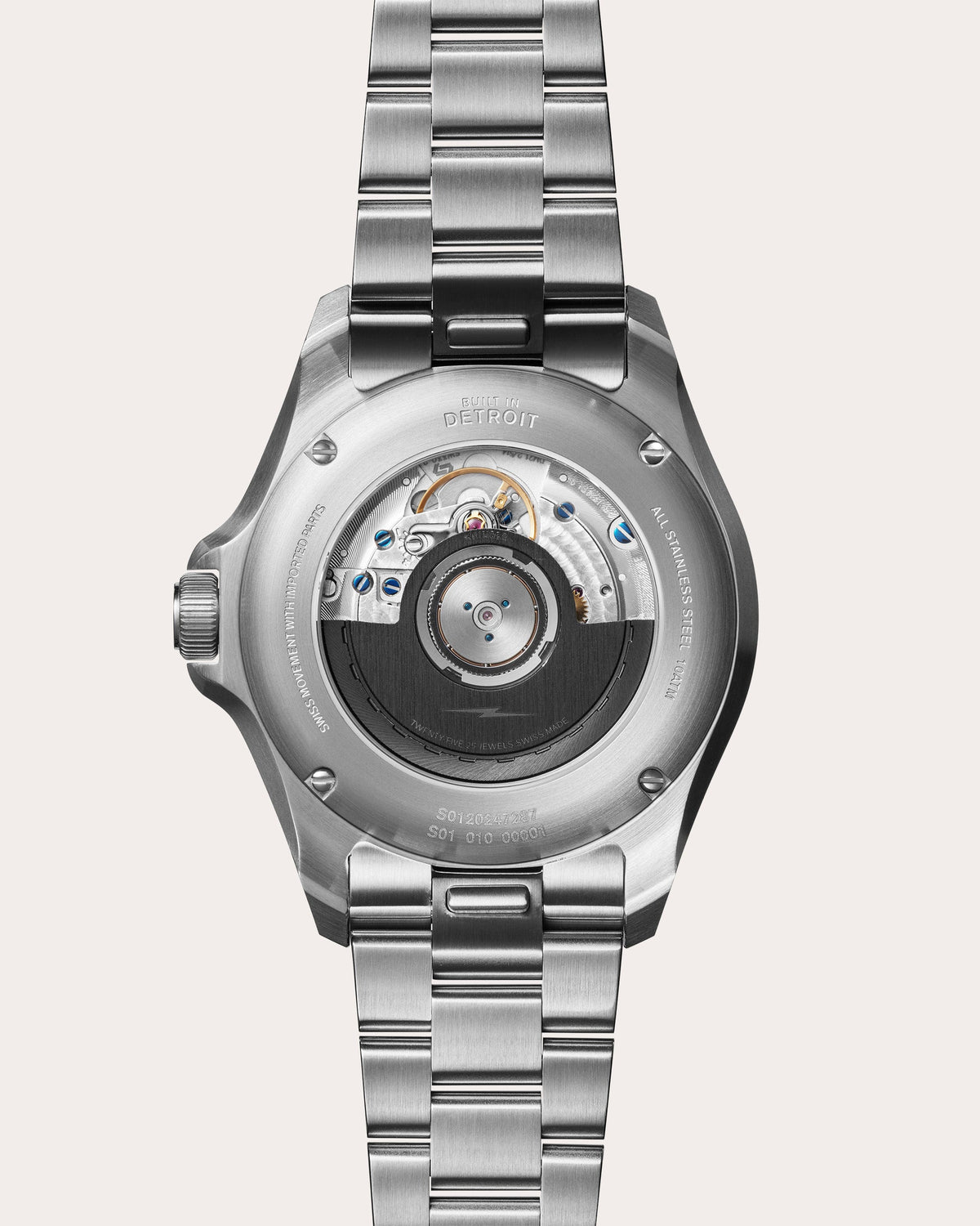 Men's The Monster GMT Automatic 40mm Stainless Steel Watch Set