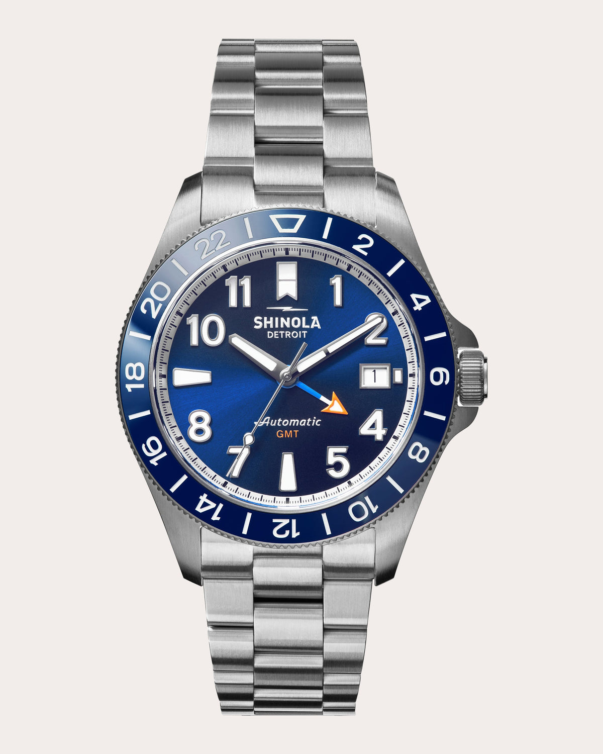 Men's The Monster GMT Automatic 40mm Stainless Steel Watch Set
