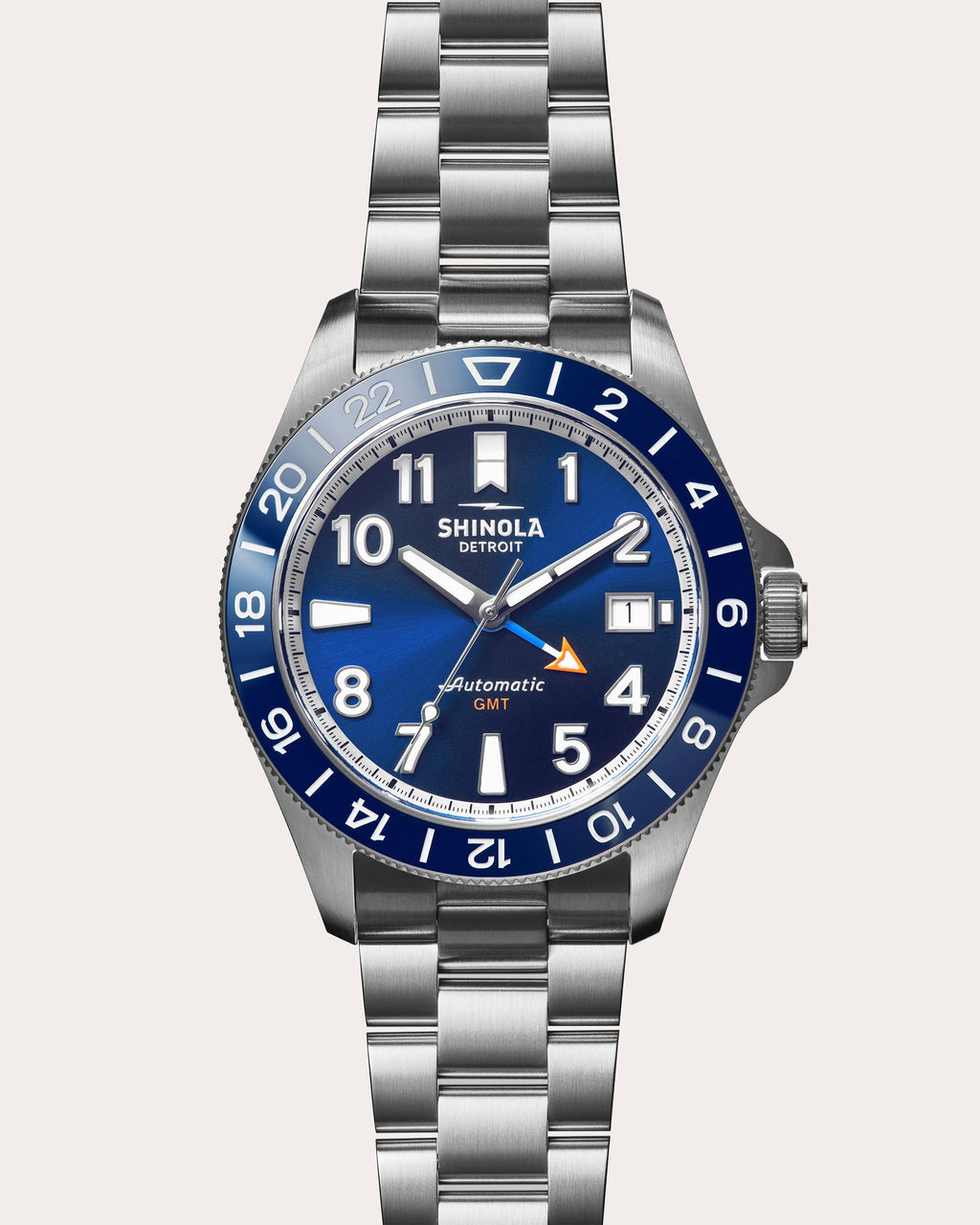 Men's The Monster GMT Automatic 40mm Stainless Steel Watch Set