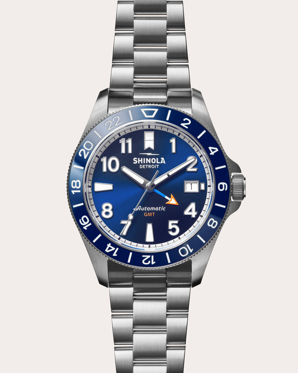 Men's Monster GMT 40mm Bracelet Watch Set