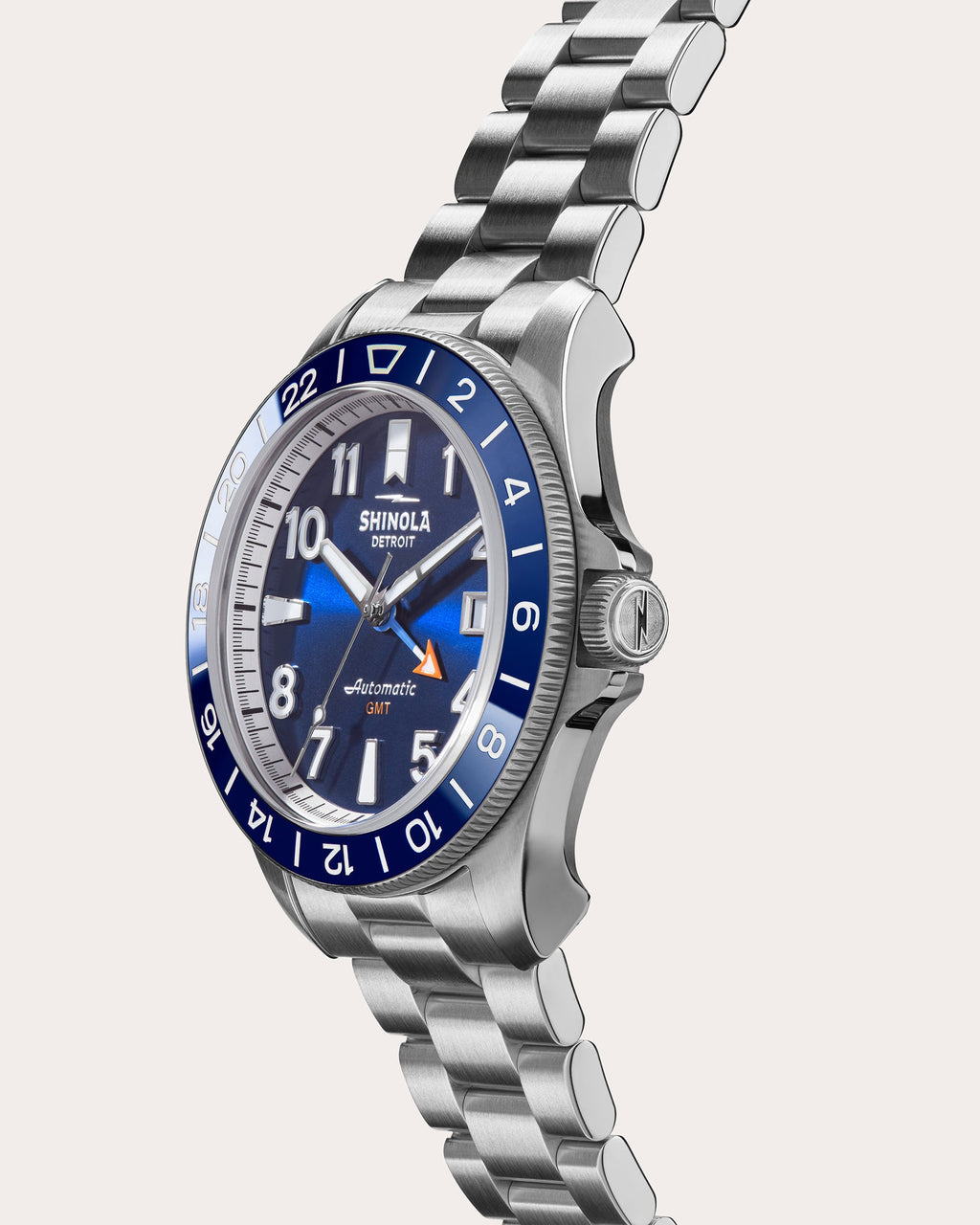 Men's The Monster GMT Automatic 40mm Stainless Steel Watch Set