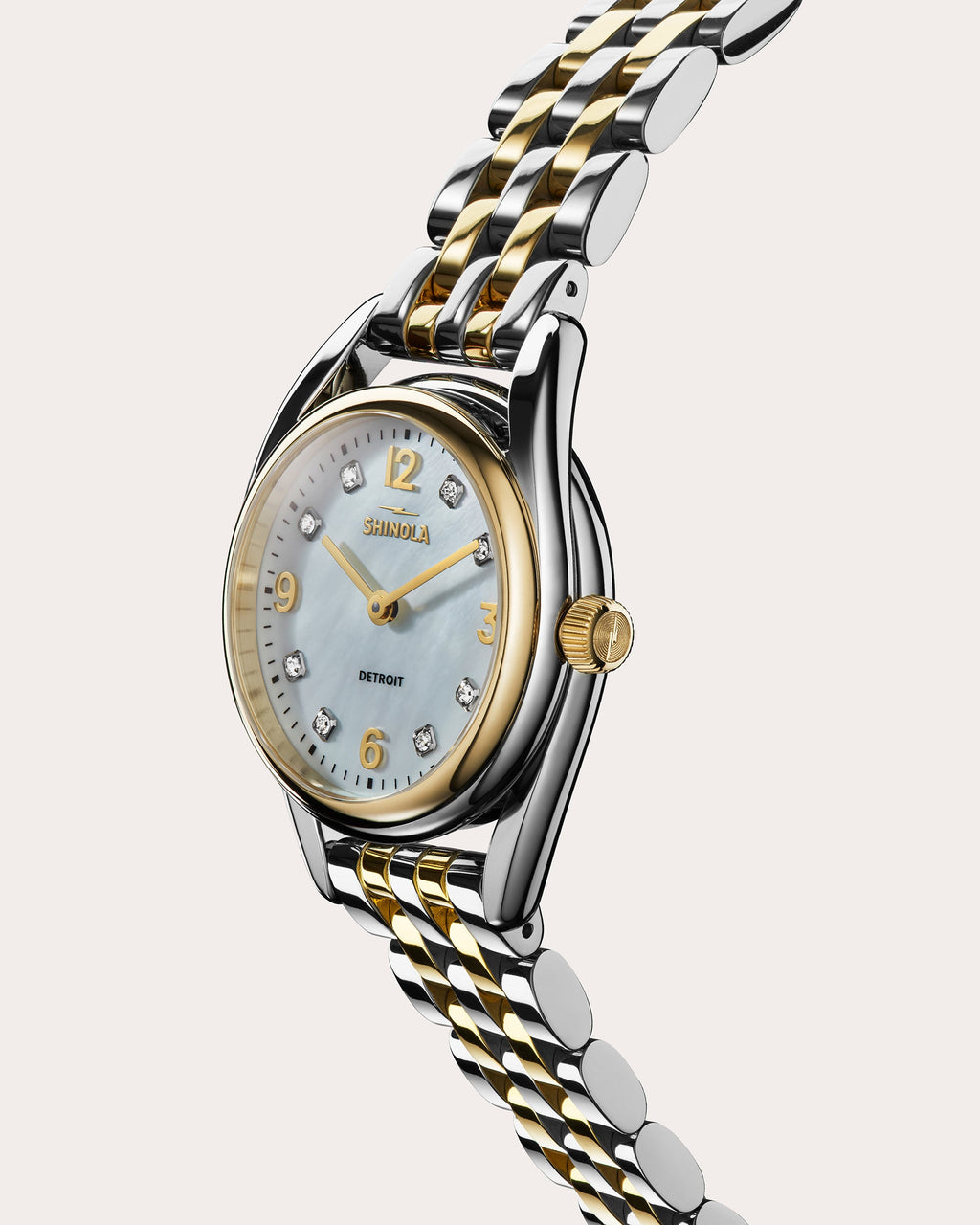Diamond & Mother of Pearl Derby 30mm Watch
