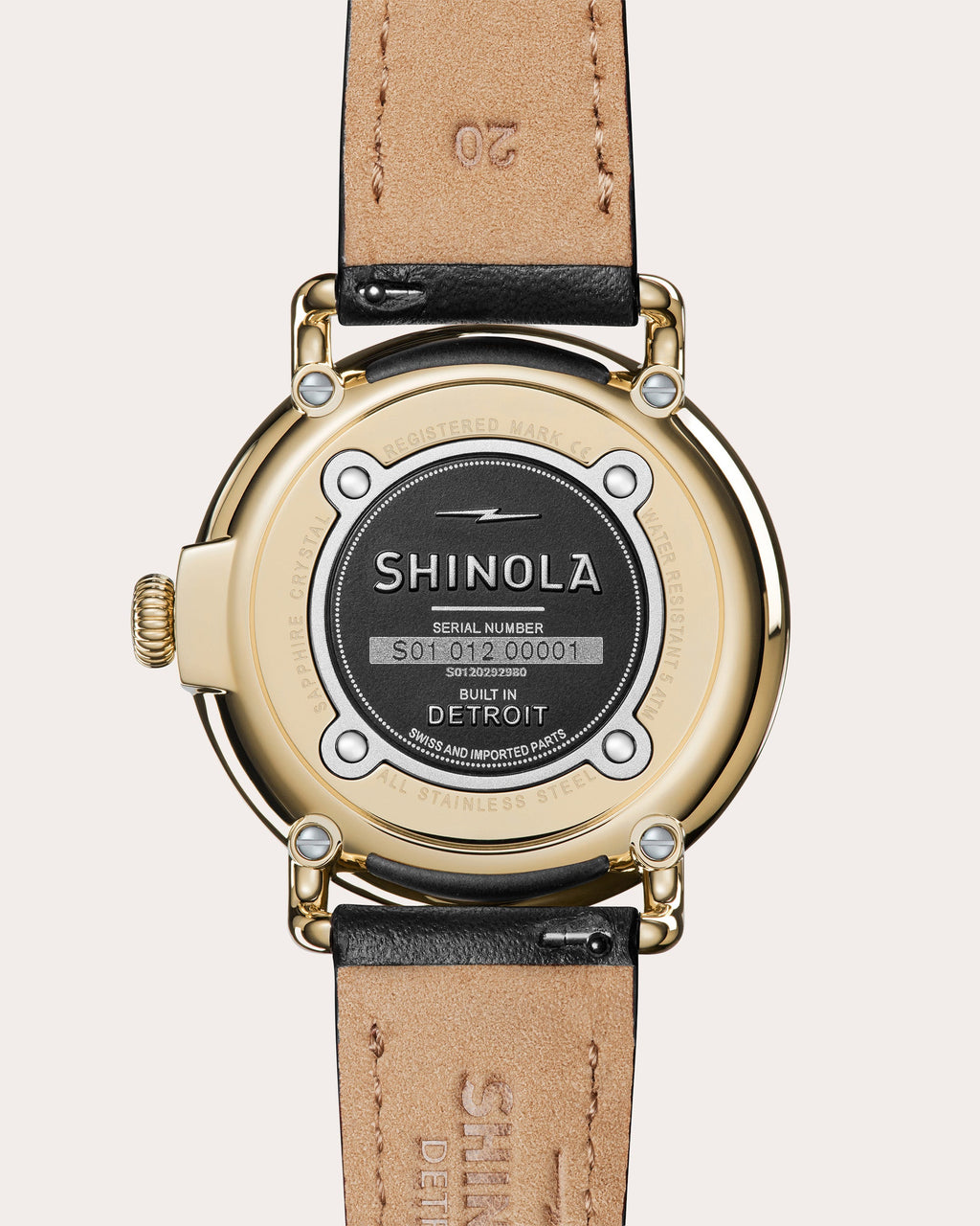 Mother of Pearl Runwell 41mm Sub-Second Watch