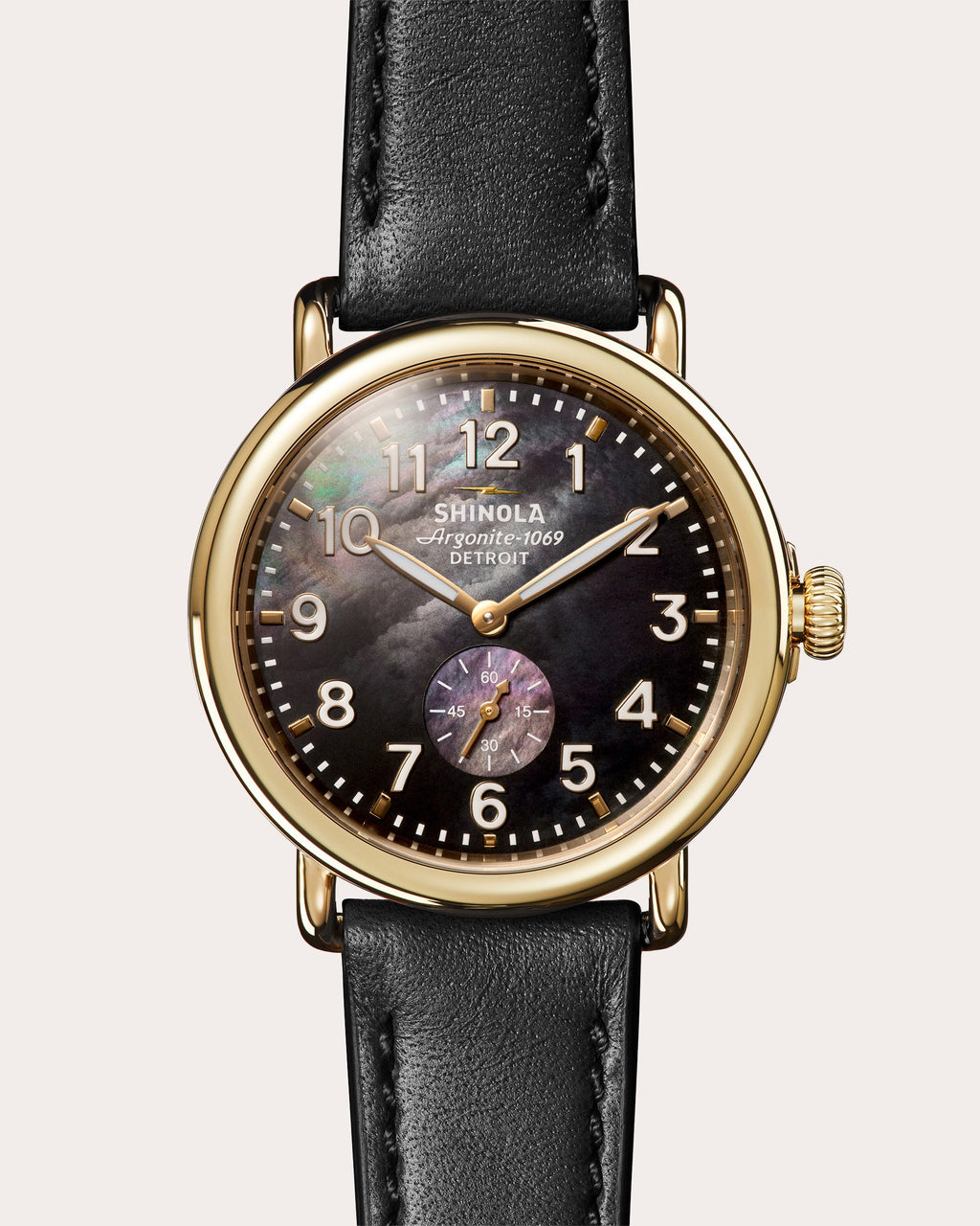 Mother of Pearl Runwell 41mm Sub-Second Watch