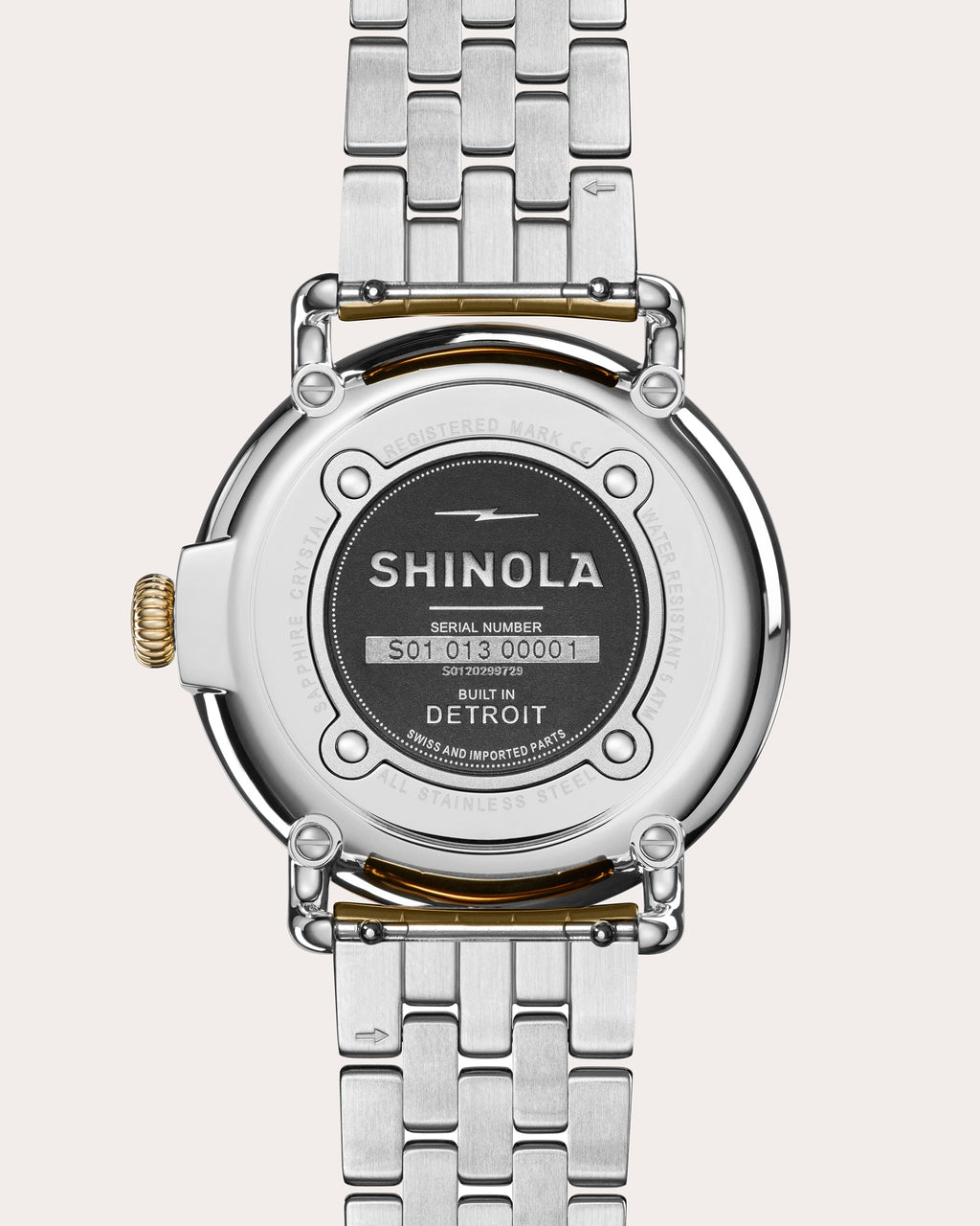 Mother of Pearl Runwell 41mm Sub-Second Watch