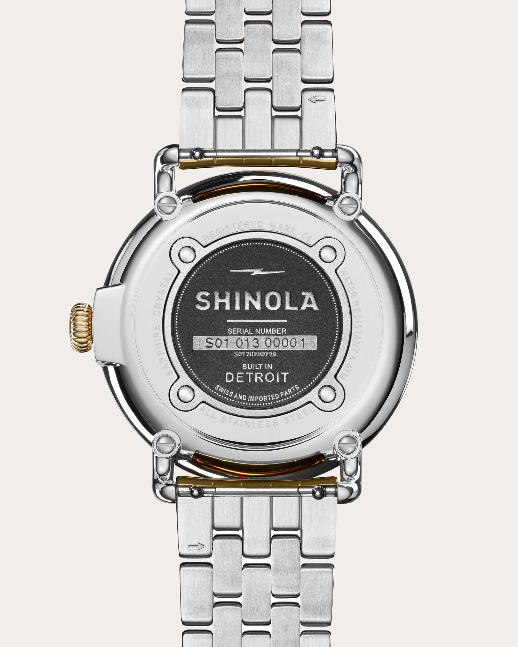 Mother of Pearl Runwell 41mm Sub-Second Watch