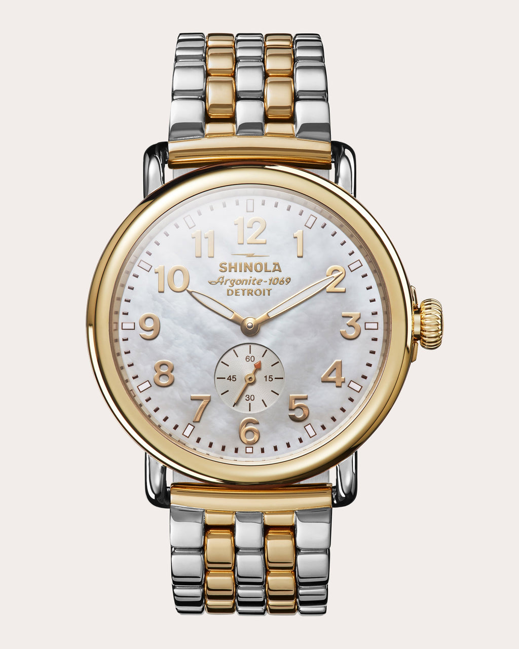 Mother of Pearl Runwell 41mm Sub-Second Watch